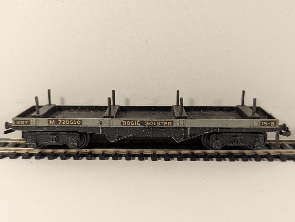 Hornby Dublo OO Gauge 30-ton Bogie Bolster Wagon Goods Wagon M720550 BR Grey