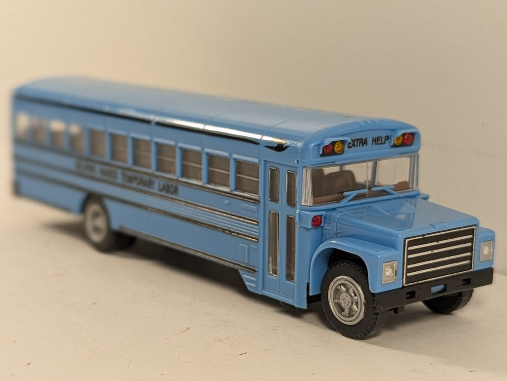 Con-Cor HO Scale Bluebird School Bus (International Chassis) Model Bus