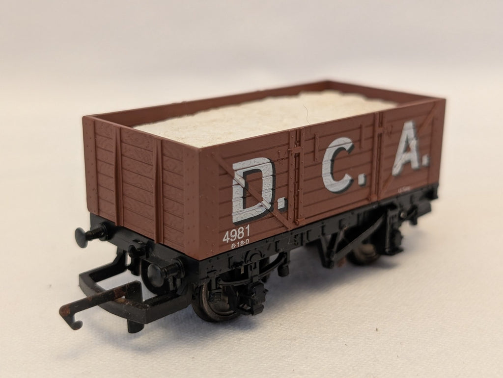 Hornby 7 Plank Open Wagon Goods Wagon 4981 D.C.A.