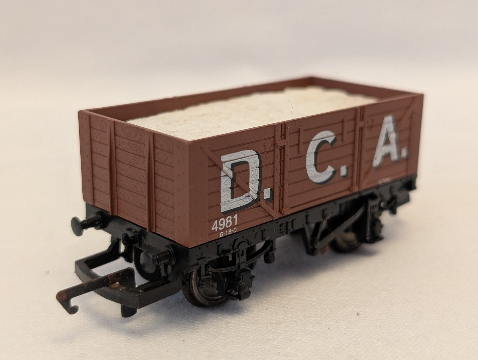 Hornby 7 Plank Open Wagon Goods Wagon 4981 D.C.A.