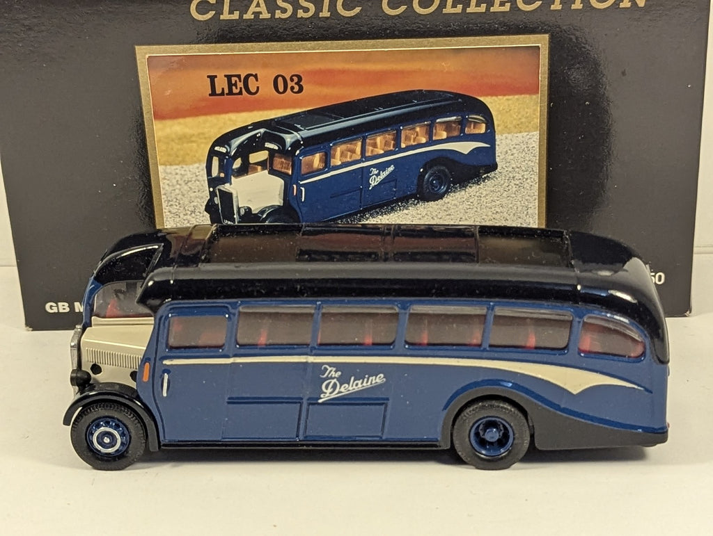 GB Models 1:43 to 1:50 Scale Leyland Tiger PS1/1 Coach Die-cast Coach LPJ 691