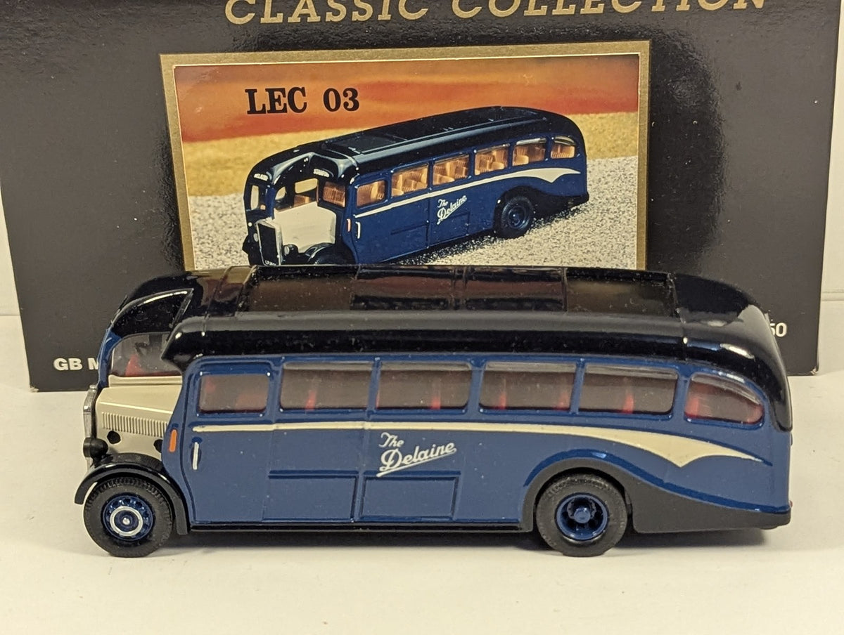 GB Models 1:43 to 1:50 Scale Leyland Tiger PS1/1 Coach Die-cast Coach LPJ 691