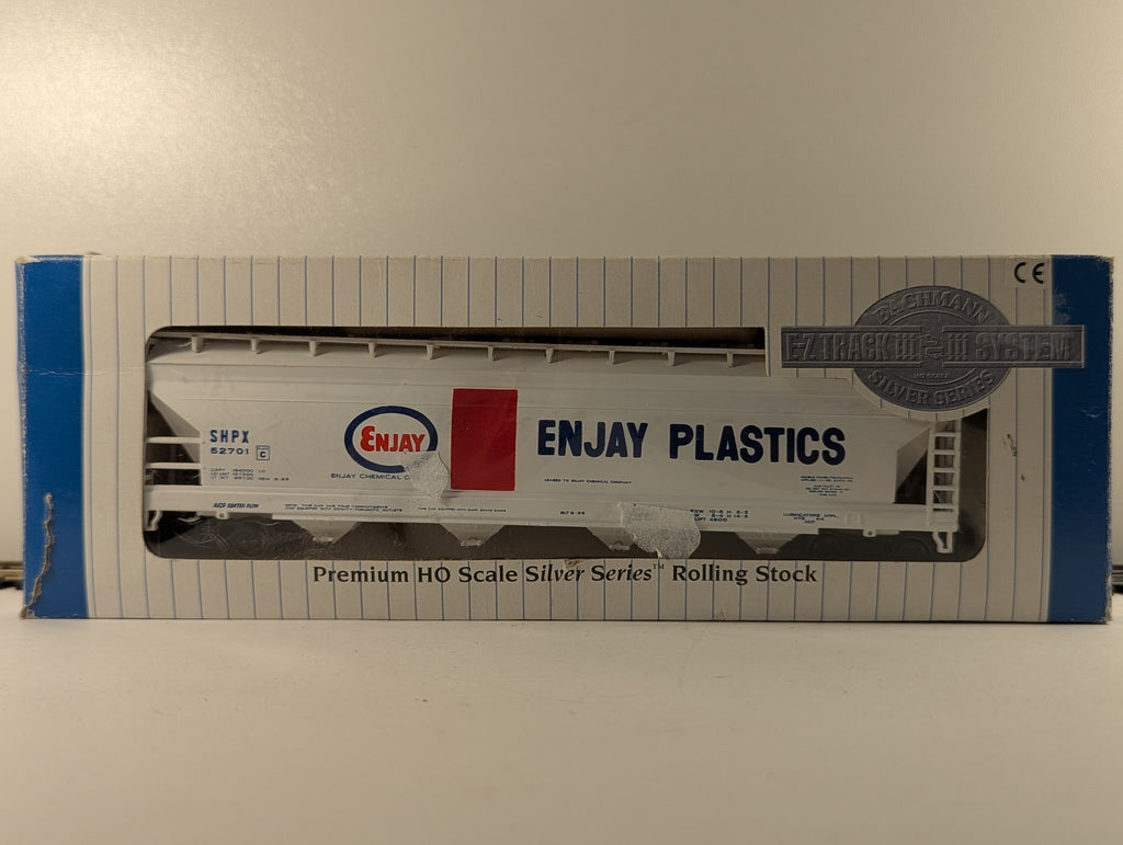Bachmann HO Gauge 56' Center-Flow Hopper Wagon SHPX 52701 Enjay Plastics 17544