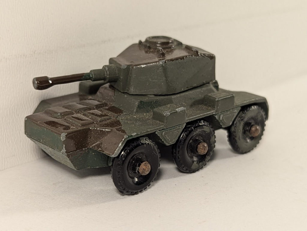 Lesney Saladin Armoured Car 6x6 Die-cast Vehicle Olive Green & Brown 67