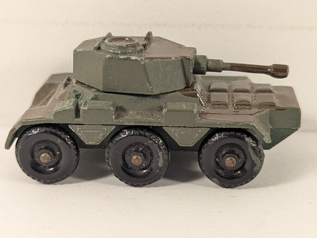 Lesney Saladin Armoured Car 6x6 Die-cast Vehicle Olive Green & Brown 67