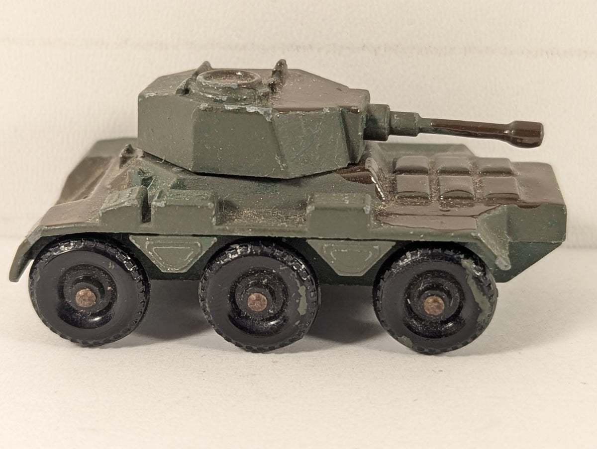 Lesney Saladin Armoured Car 6x6 Die-cast Vehicle Olive Green & Brown 67