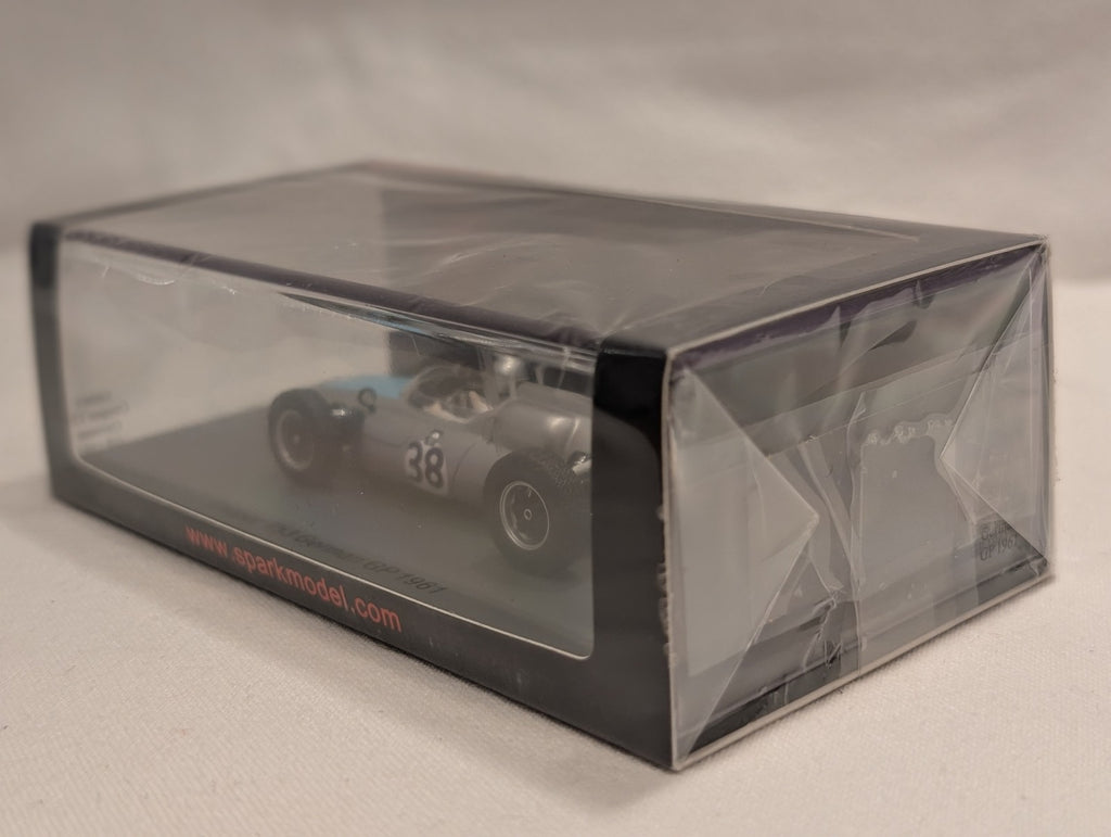Spark 1:43 Cooper T53 German GP 1961 Bernard Collomb Die-cast Model Car 38