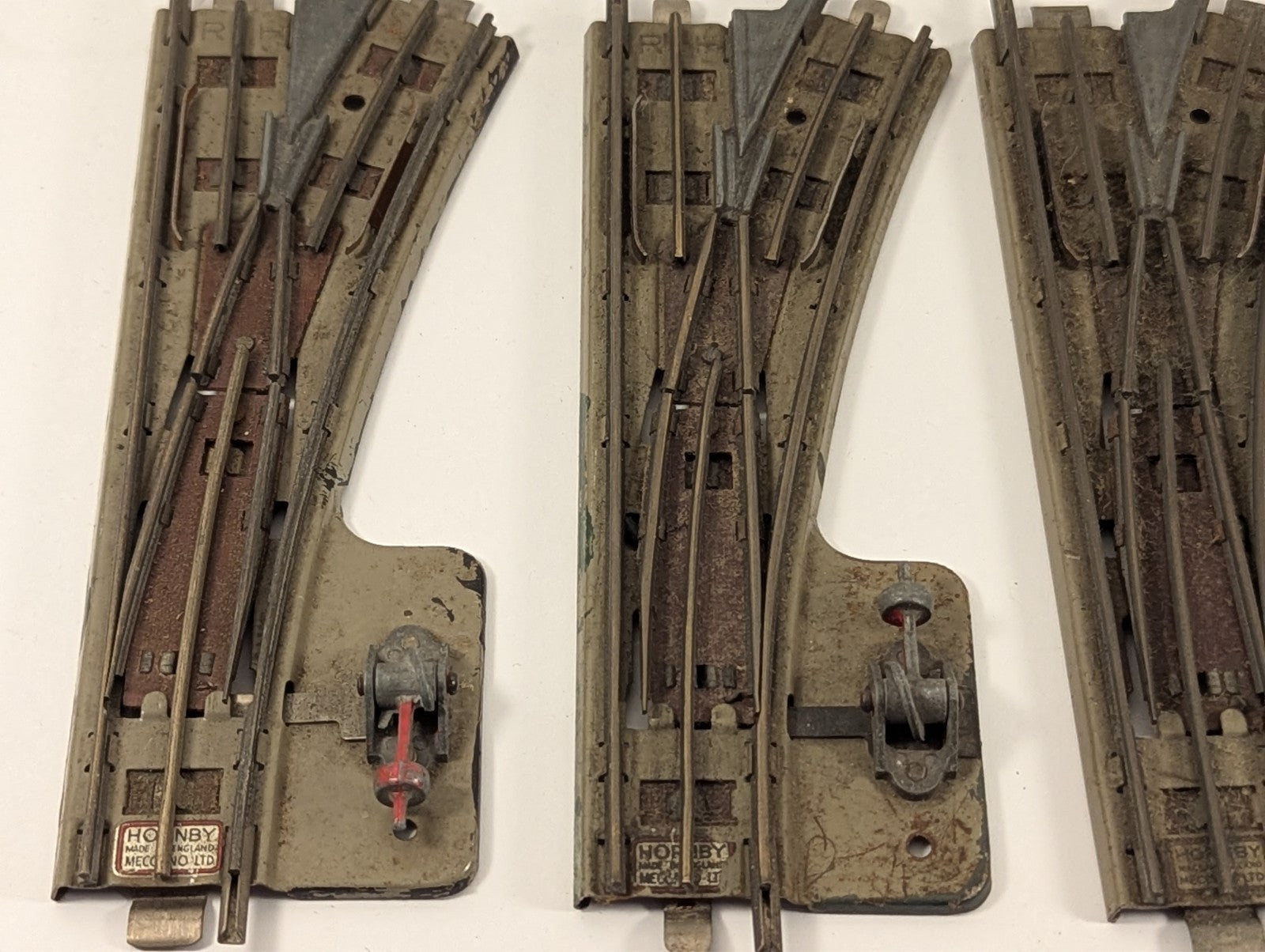 Hornby Dublo OO Gauge 3 Rail Right-Hand Points Job Lot