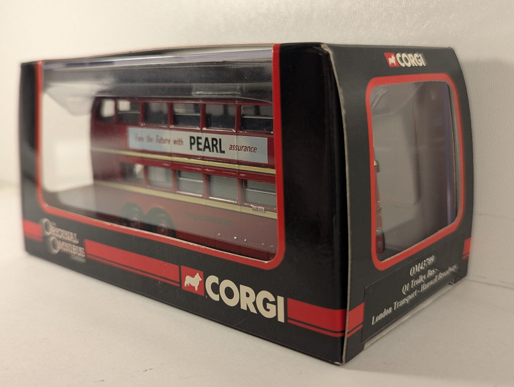 Corgi 1:76 Q1 Trolley Bus - London Transport - Hanwell Broadway Trolleybus 1879