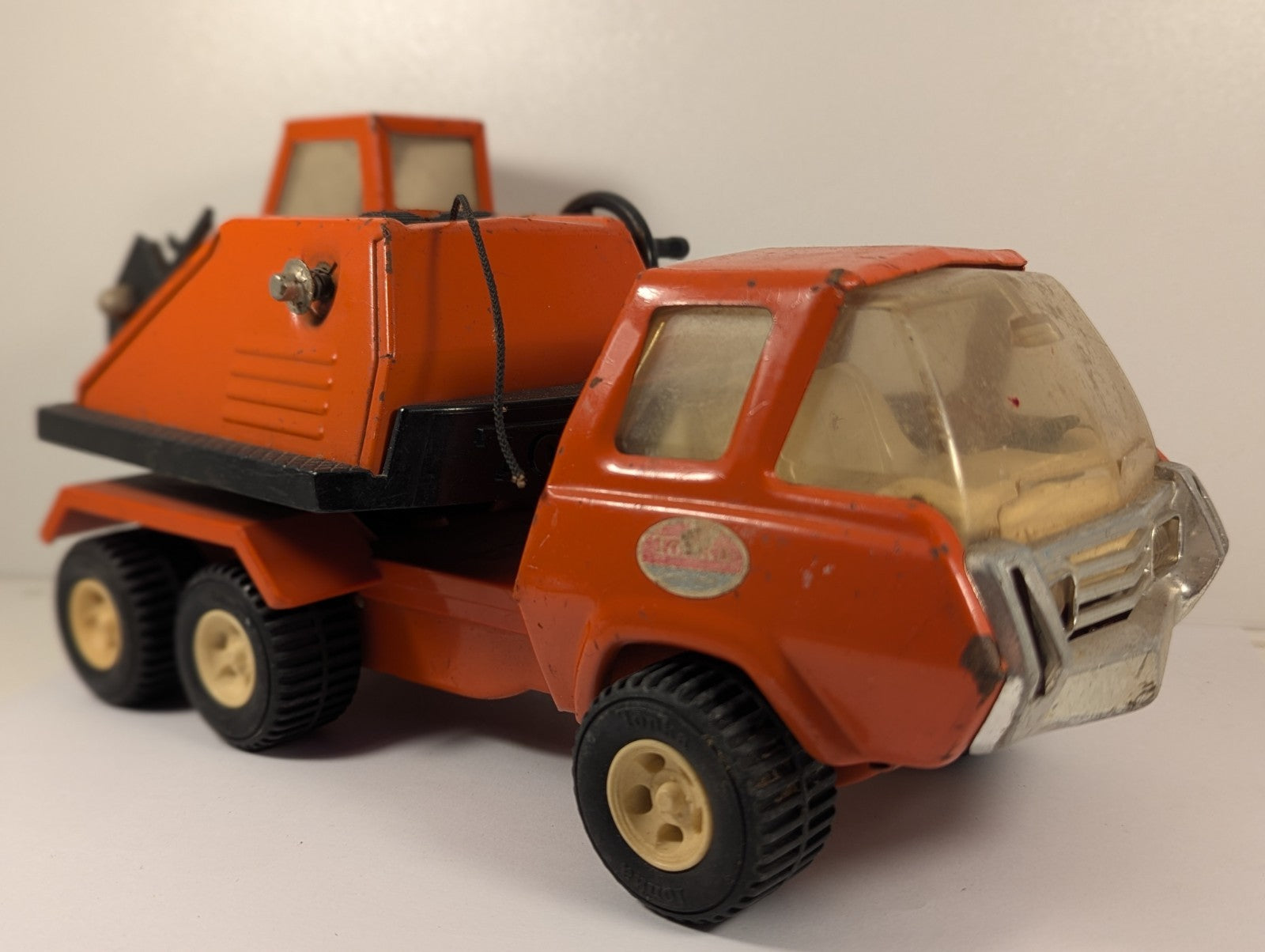 Tonka Orange Crane Toy (Missing Crane Arm)