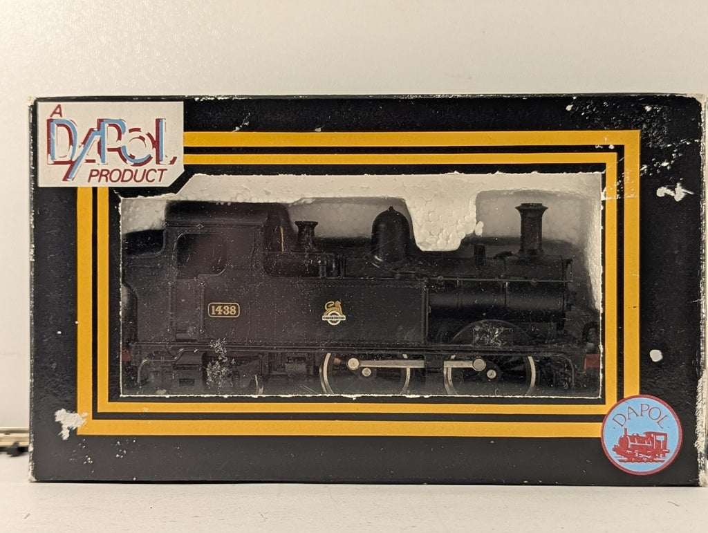 Dapol OO Gauge GWR 14xx Class 0-4-2T Steam Locomotive 1438 BR Black