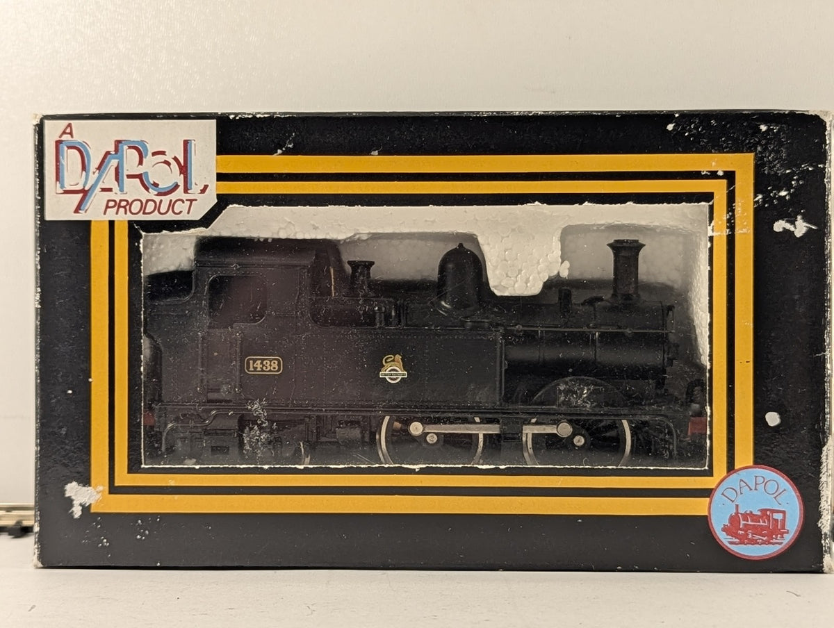Dapol OO Gauge GWR 14xx Class 0-4-2T Steam Locomotive 1438 BR Black