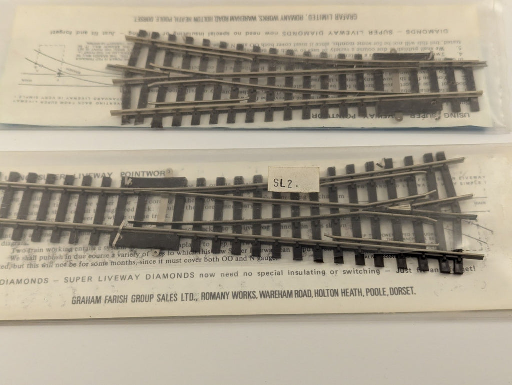 Graham Farish Pair of OO Gauge Points