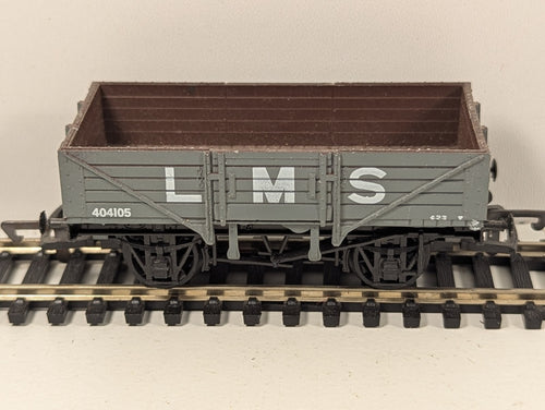 Dapol OO Gauge LMS Grey Open Plank Wagon