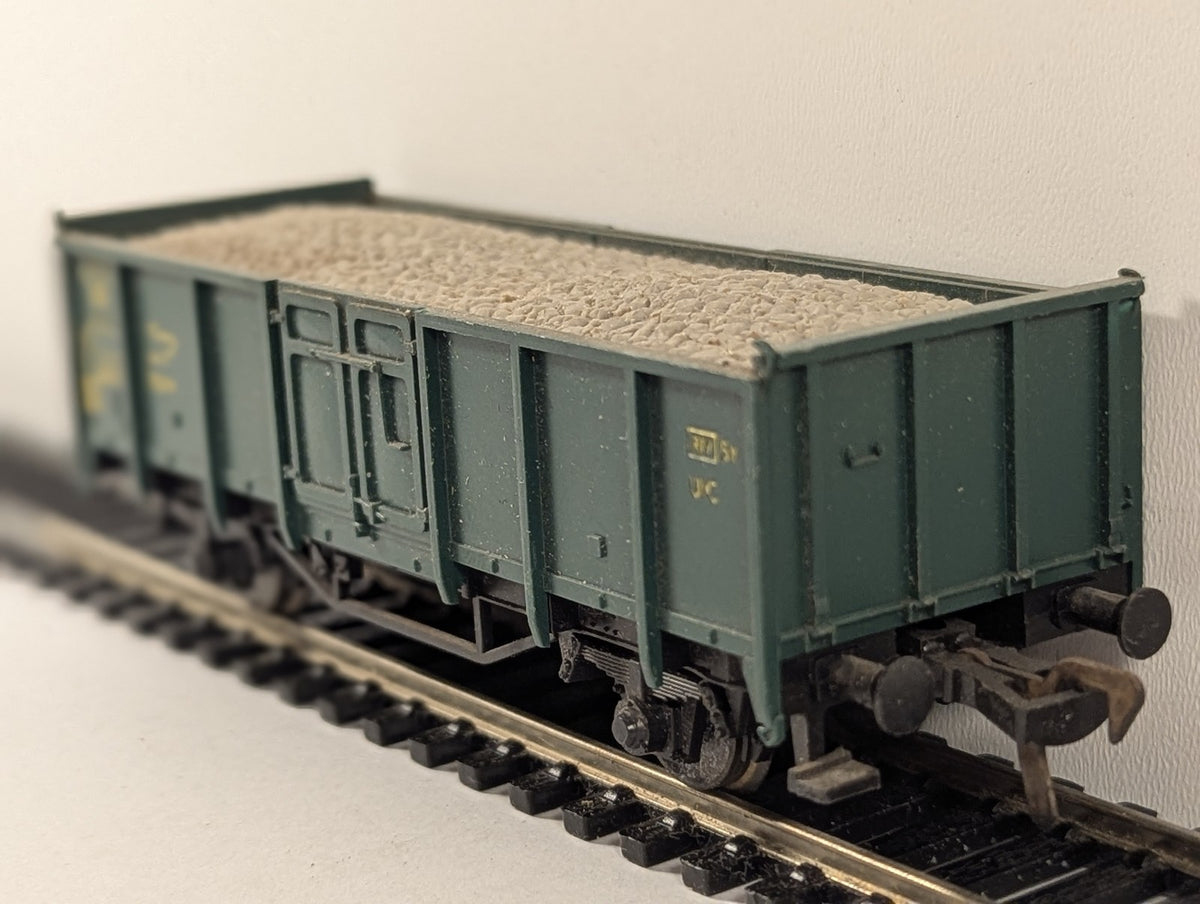 Fleischmann HO Scale SNCB Europ Open Wagon with Load 2289171 SNCB Green 5202