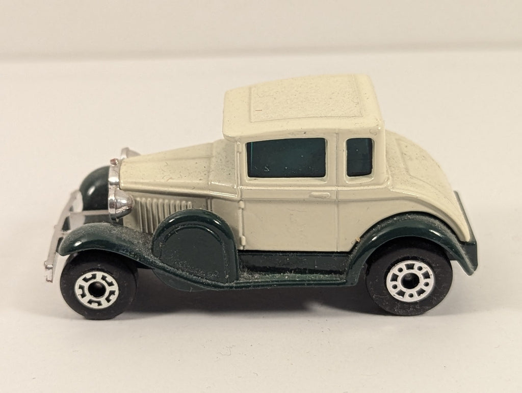 Matchbox Model A Ford Die-cast Model Car Cream and Dark Green 73