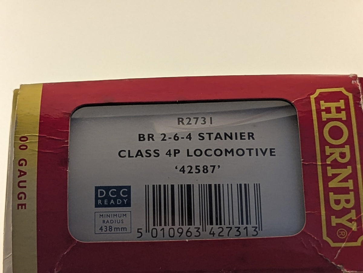 Hornby OO Gauge BR 2-6-4 Stanier Class 4P Locomotive 42587