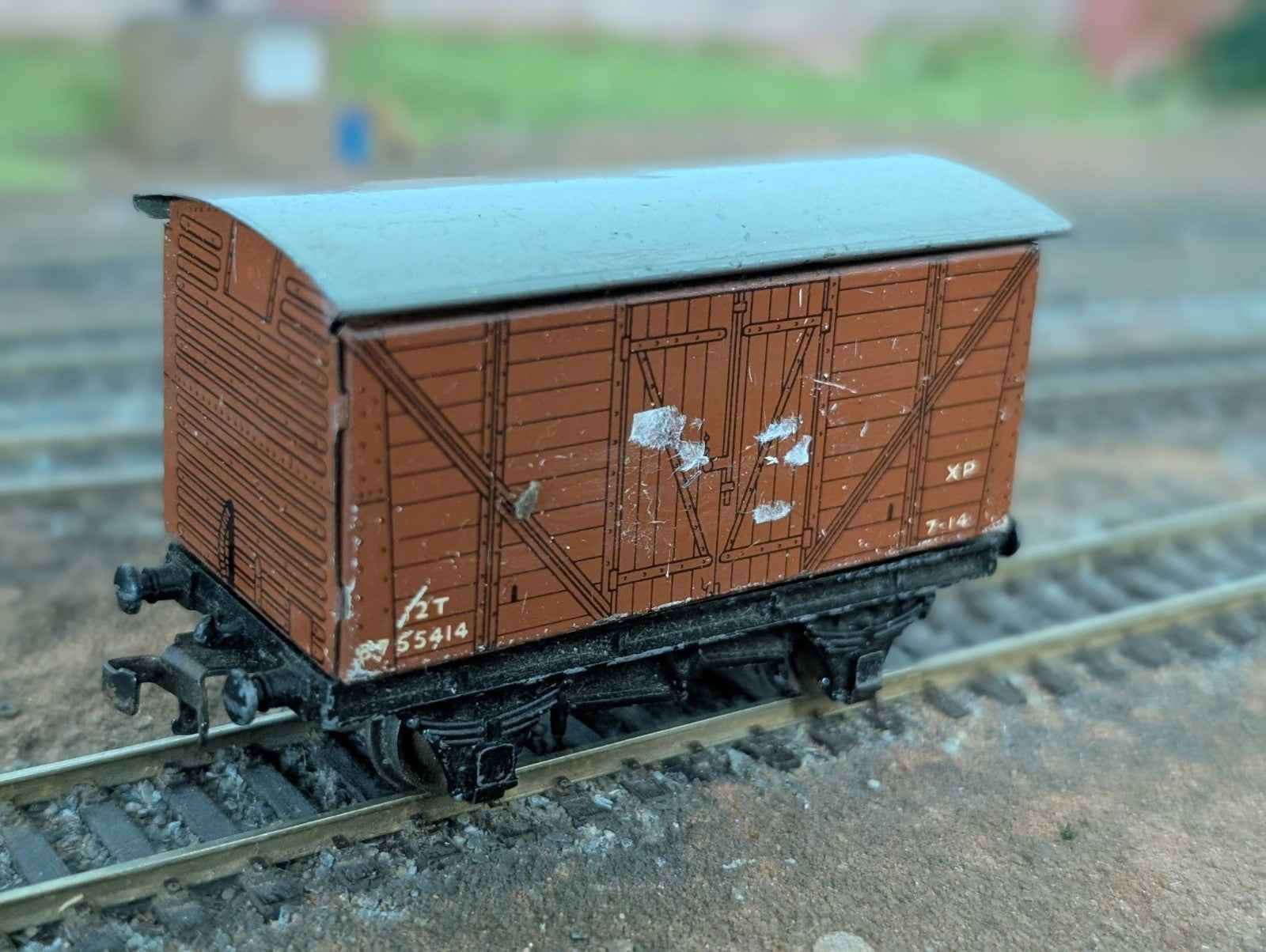 Hornby Dublo 32040 OO Gauge BR Goods Van B755414