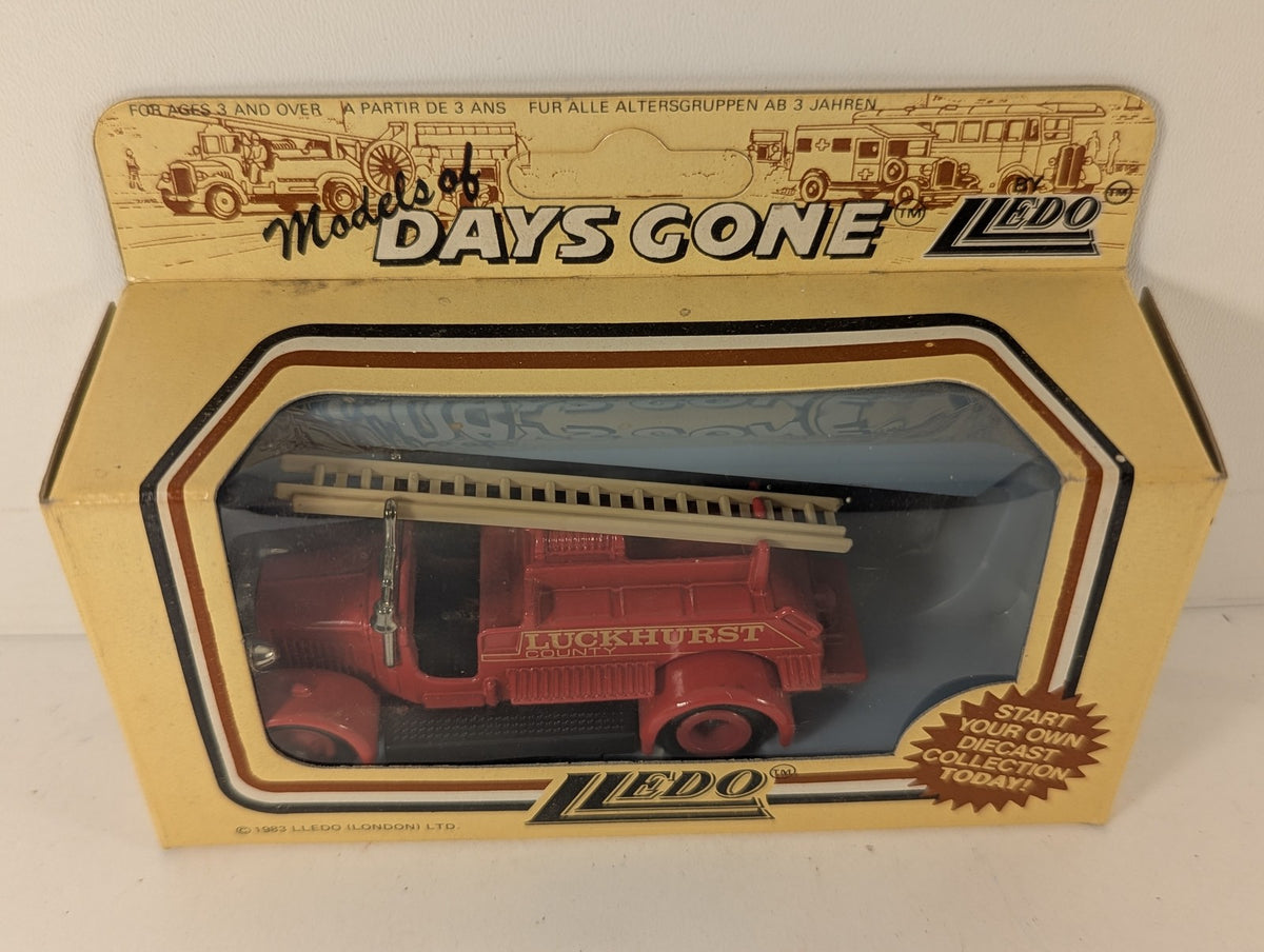 Lledo Models of Days Gone Fire Engine Diecast Vehicle Luckhurst County 12