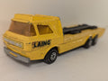Matchbox Super Kings Construction Transporter Die-cast Model Truck Laing Yellow