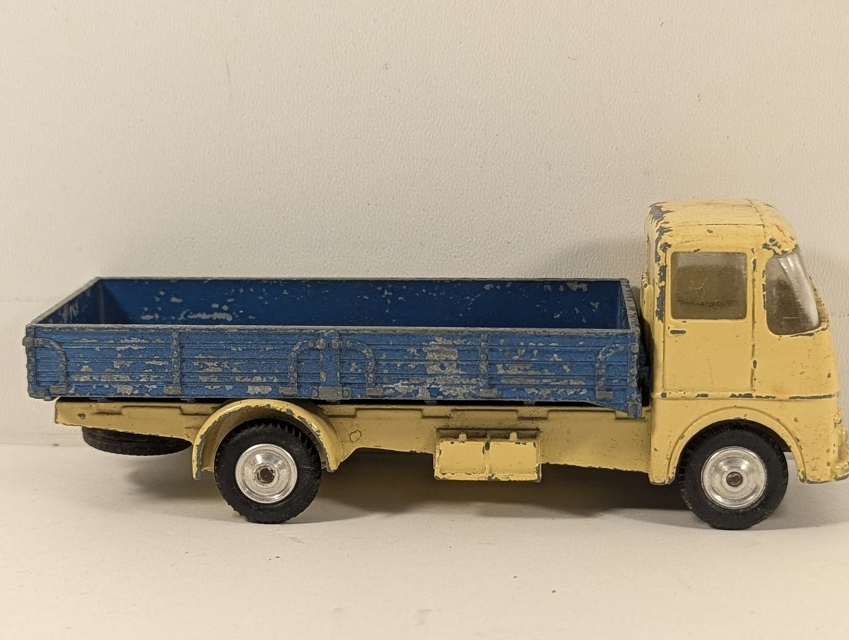 Corgi Toys ERF Model 44G Dropside Lorry Die-cast Model Truck Yellow and Blue 458