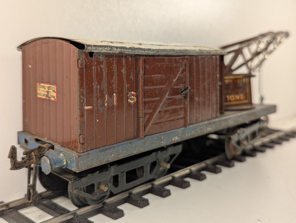 Hornby Series O Gauge LMS 10 Ton Breakdown Wagon - Damaged