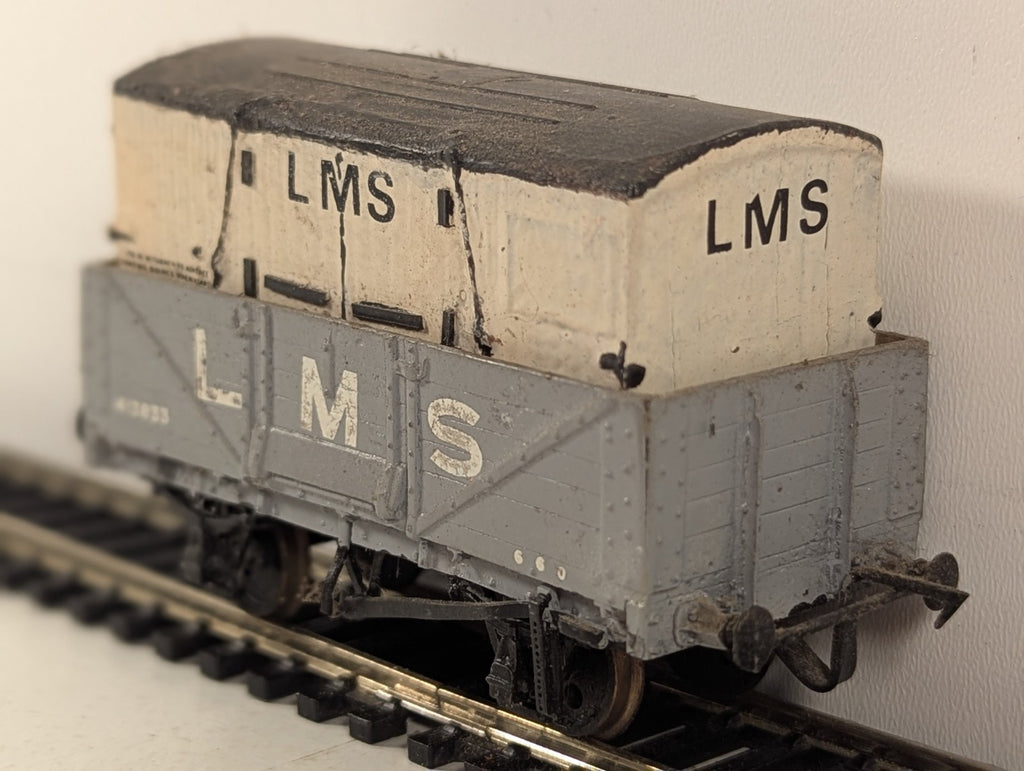 Kitbuilt OO Gauge LMS Open Wagon with Container