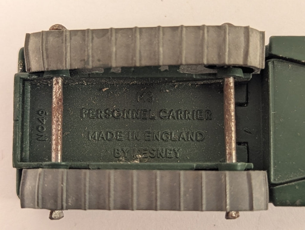 Lesney M3 Personnel Carrier Die-cast Model Military Green 49