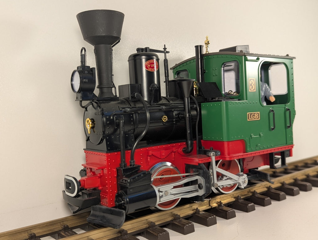 LGB 20212 Stainz 0-4-0 Steam Locomotive Green & Red G Scale