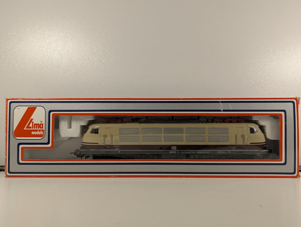 Lima HO Scale DB Class 103 Electric Locomotive 103 110-3 DB Cream & Crimson