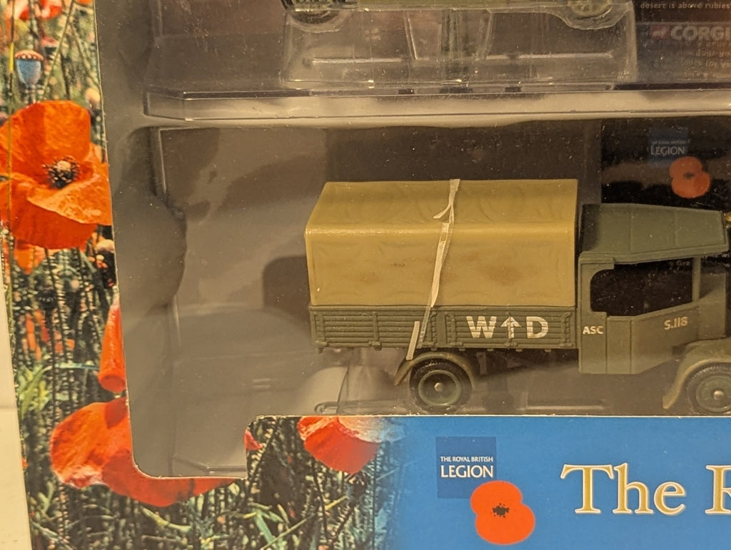 Corgi CSVR 01004 The Royal British Legion WW1 Military Vehicle and  Aircraft Set