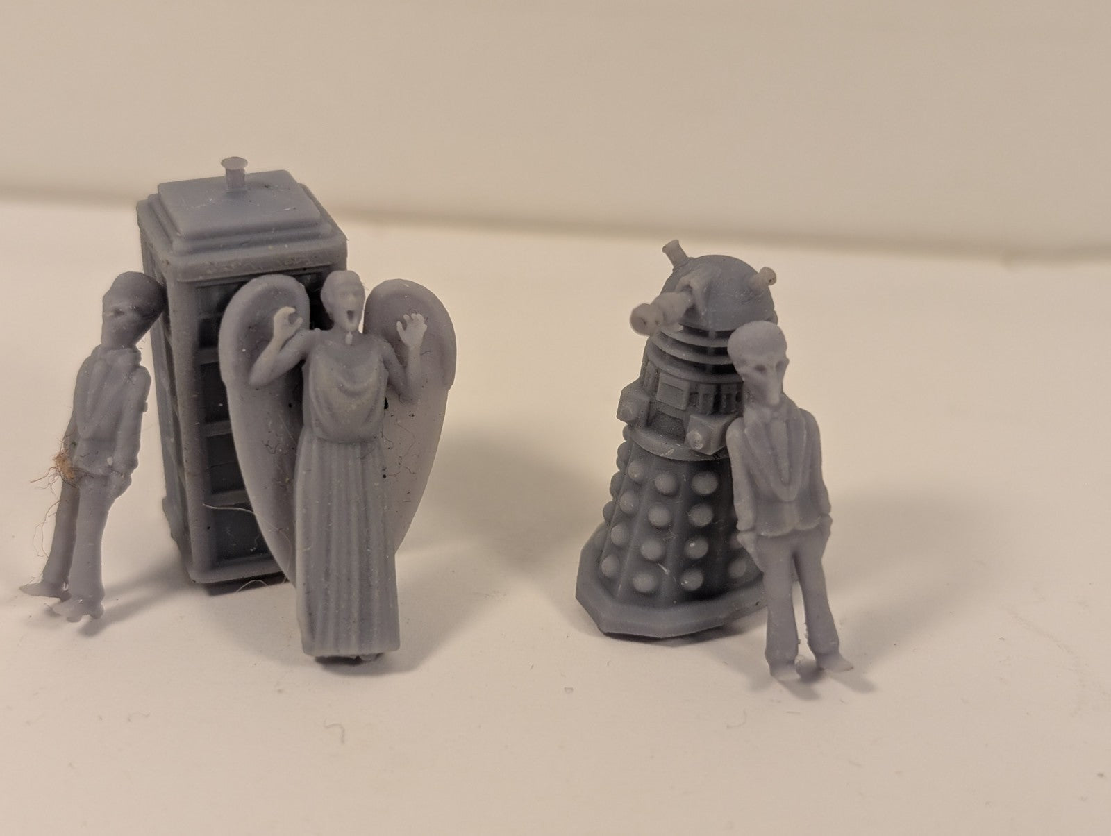 Doctor Who Unpainted Resin Characters OO Gauge