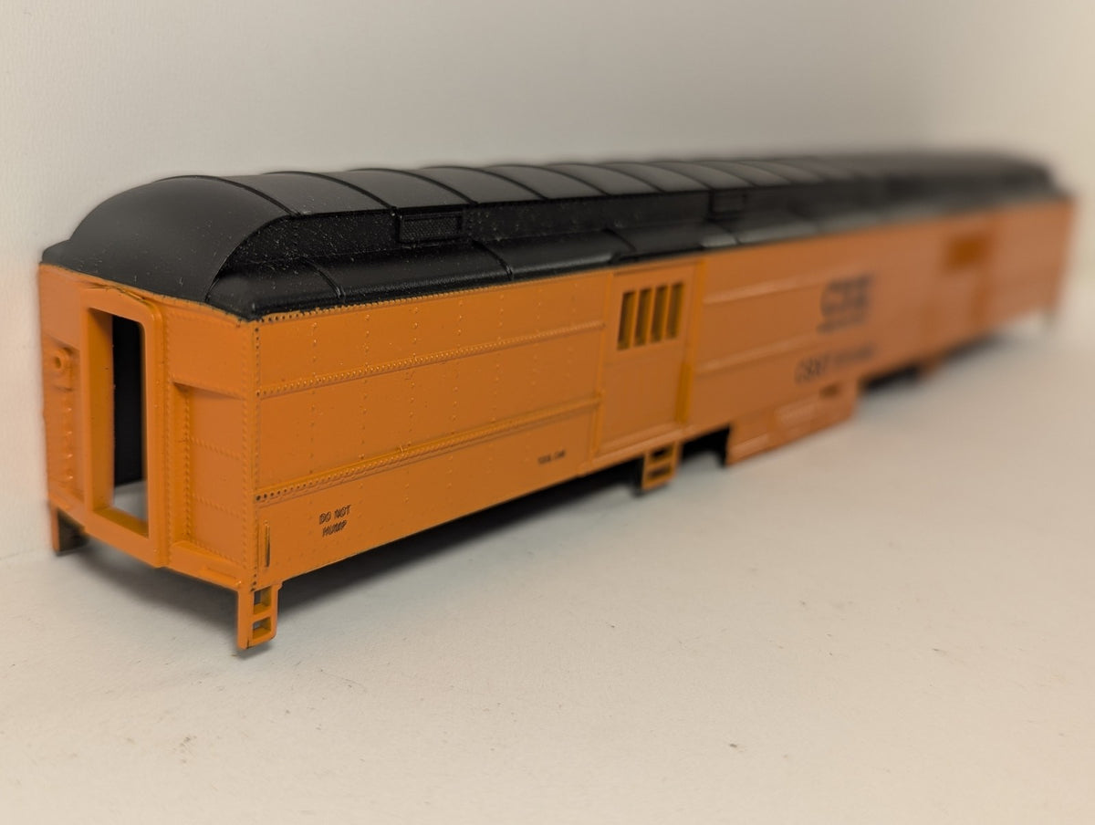 Athearn HO Gauge Work Train Baggage Car Passenger Coach CSXT 911440 CSX Orange