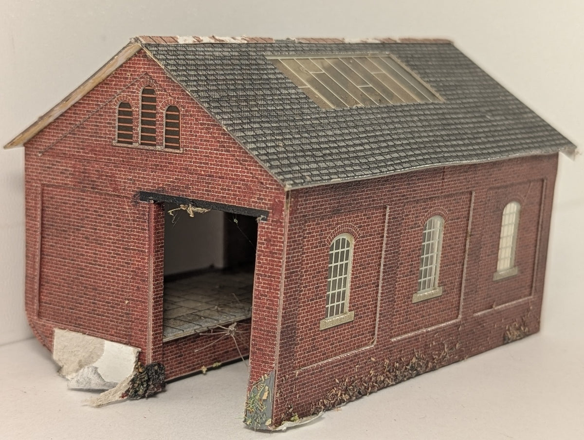 Metcalfe N Gauge Goods Shed Building Red Brick PO232