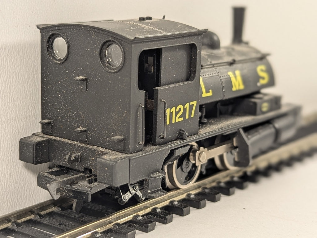 Dapol OO Gauge L&Y Pug 0-4-0 Locomotive 11217 LMS Black D1