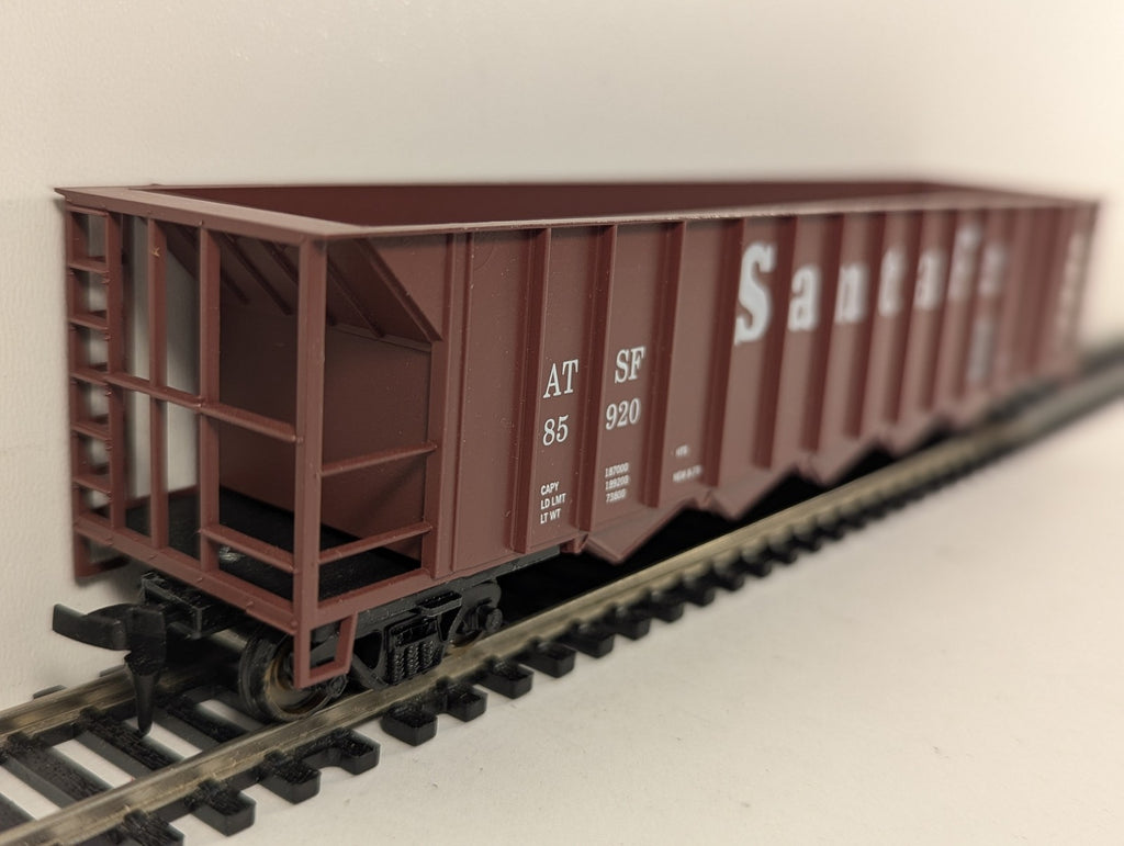 Roundhouse HO Gauge 50' 5-Bay Rapid Discharge Car Goods Wagon 85920 Santa Fe