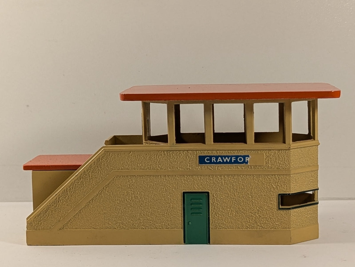 Hornby Dublo OO Gauge D1 Signal Cabin Buildings & Structures Cream