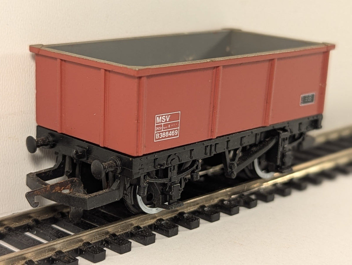 Hornby OO Gauge BR 24.5t MSV Mineral Wagon Goods Wagon B388469 BR Bauxite R232