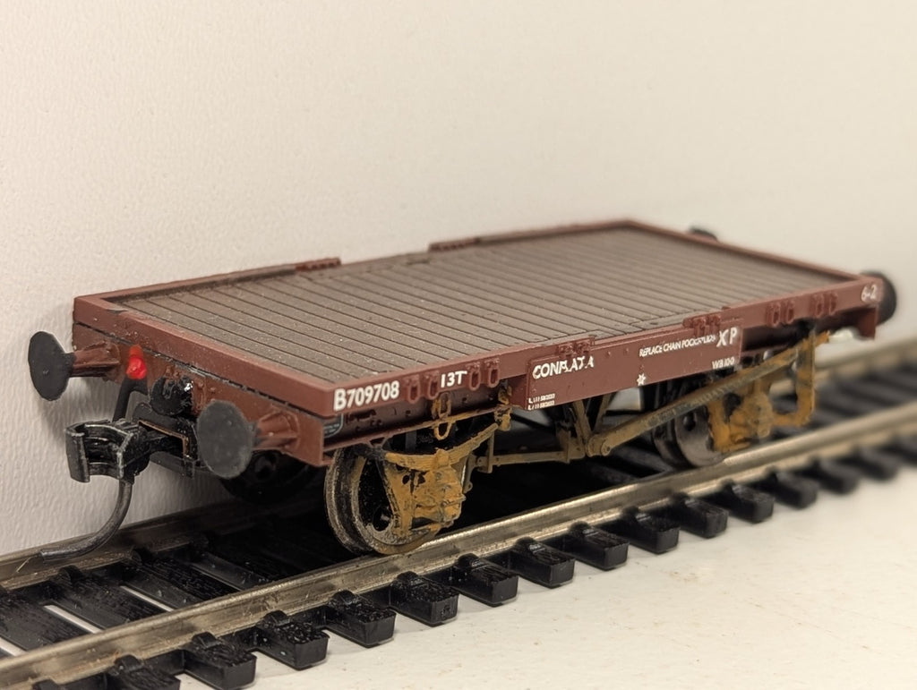 Bachmann Branchline OO Gauge Conflat Wagon with Knuckle Couplers