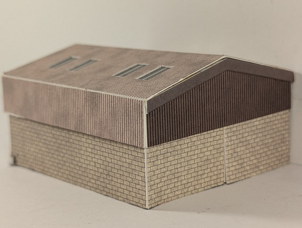 Metcalfe N Gauge Modern Industrial Unit Building Walter Wall Carpets PO284