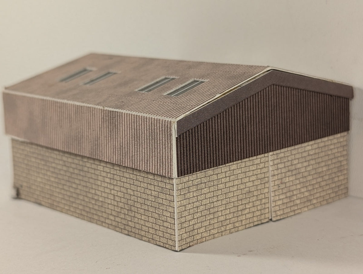 Metcalfe N Gauge Modern Industrial Unit Building Walter Wall Carpets PO284