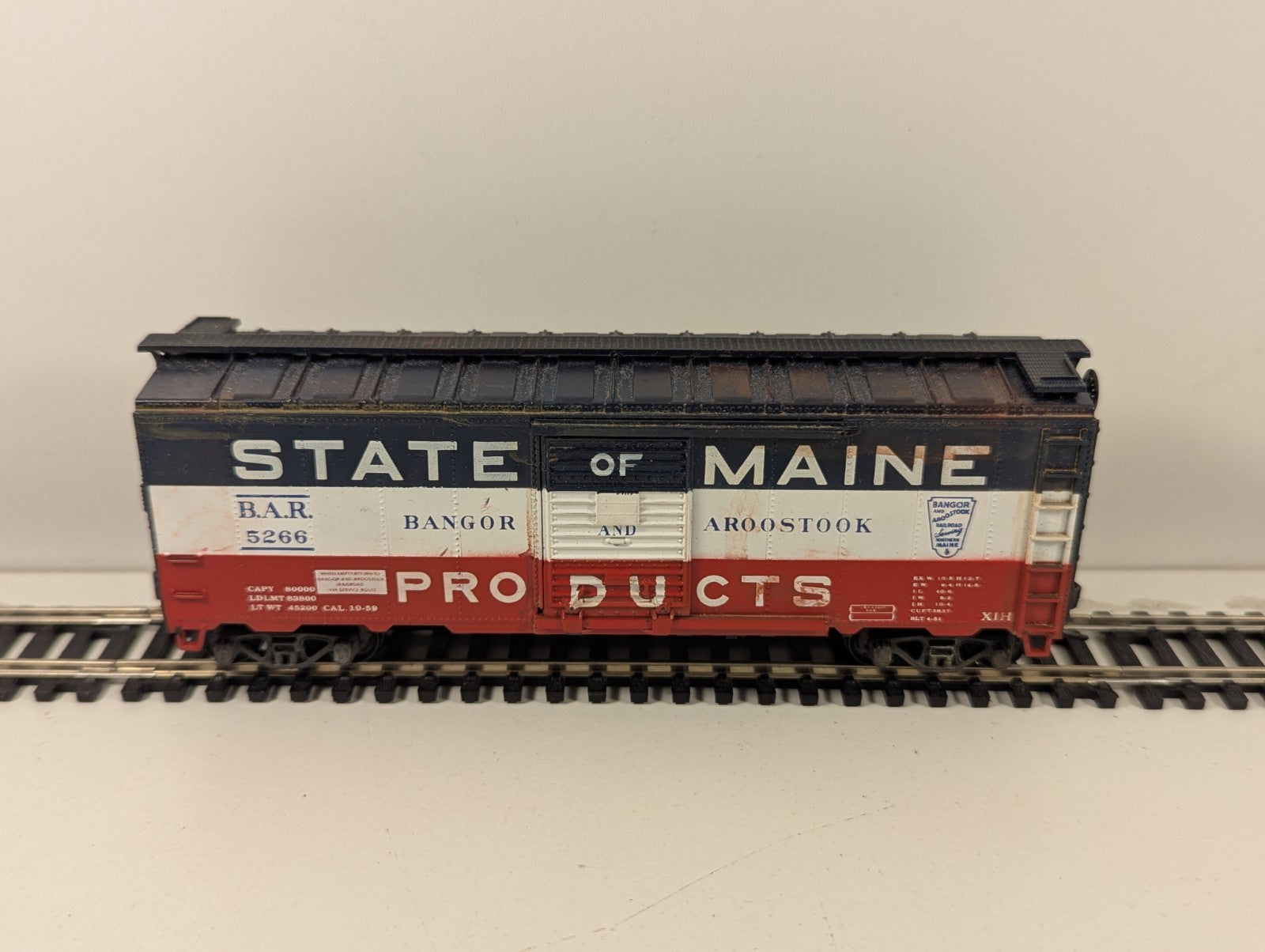 Athearn Bangor & Aroostook “State of Maine Products” Boxcar