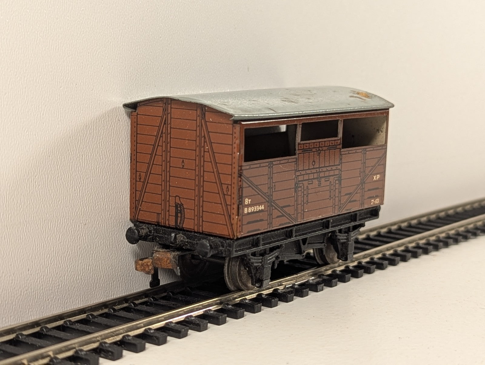 Hornby Dublo 32020 OO Gauge BR Brown D1 Cattle Truck - Boxed