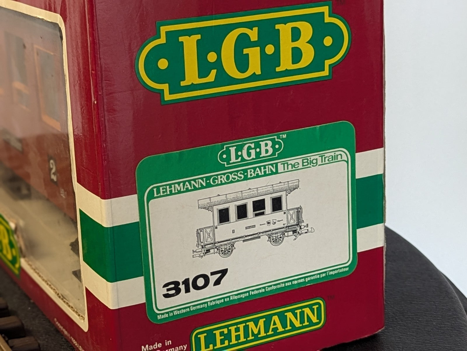LGB G Scale Zillertalbahn Passenger Coach ABi 1 Zillertalbahn Red