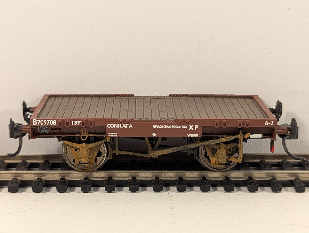 Bachmann Branchline OO Gauge Conflat Wagon with Knuckle Couplers