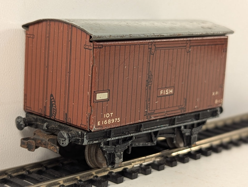 Hornby Dublo OO Gauge BR 10-Ton Fish Van Goods Wagon E168975