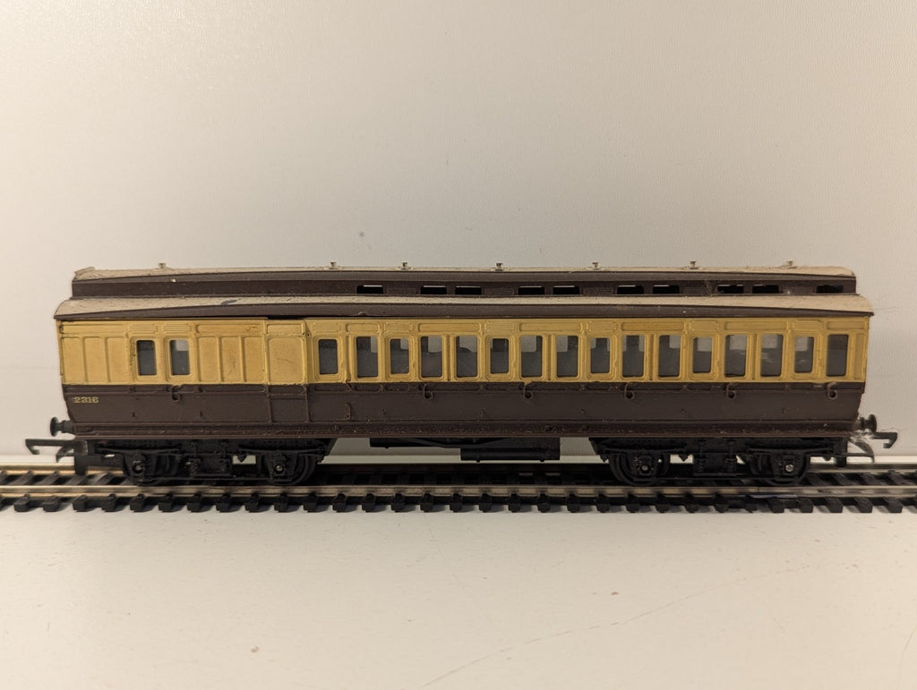 Tri-ang Railways R333 GWR Clerestory Brake Third Coach OO Gauge