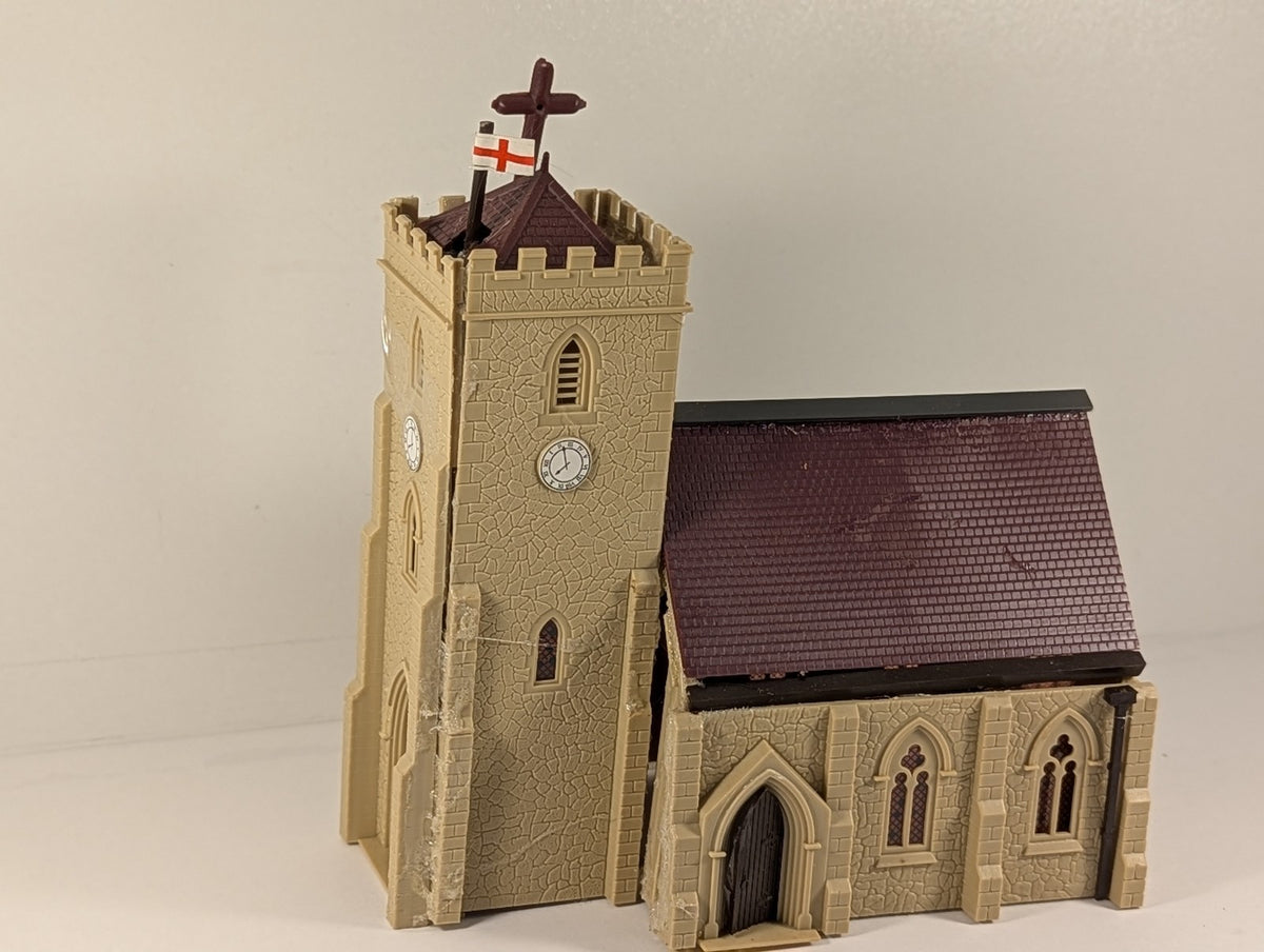 Hornby OO Gauge Country Church Buildings R138