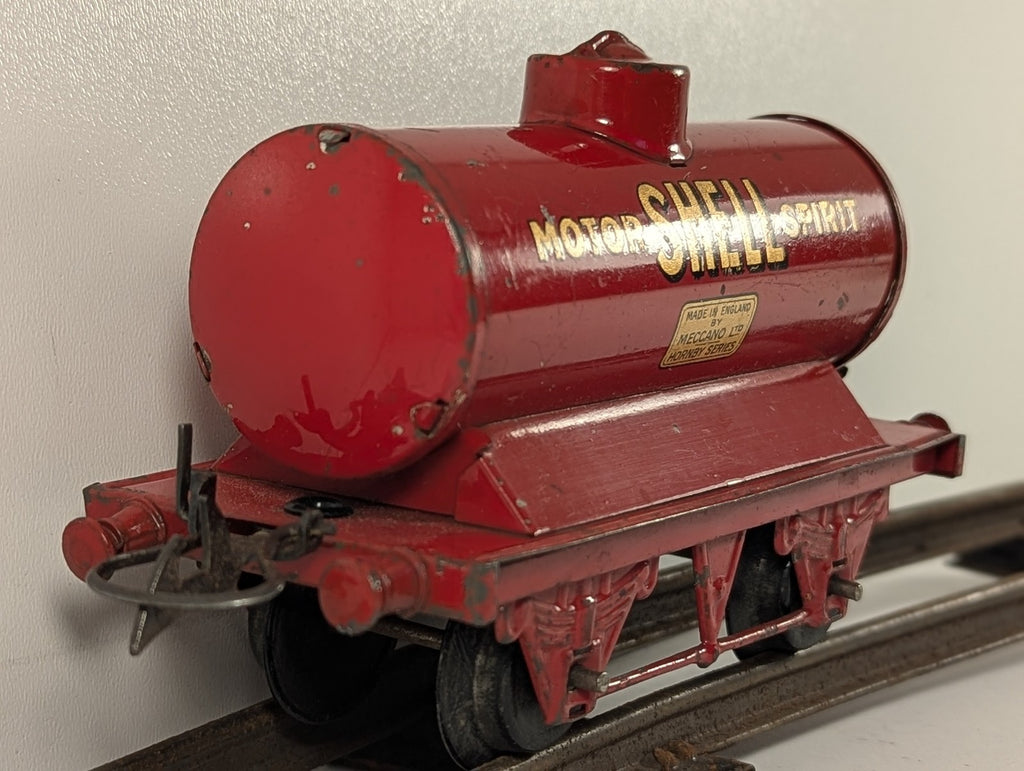 Hornby O Gauge No. 1 Motor Shell Spirit Tank Wagon Shell Motor Spirit Red