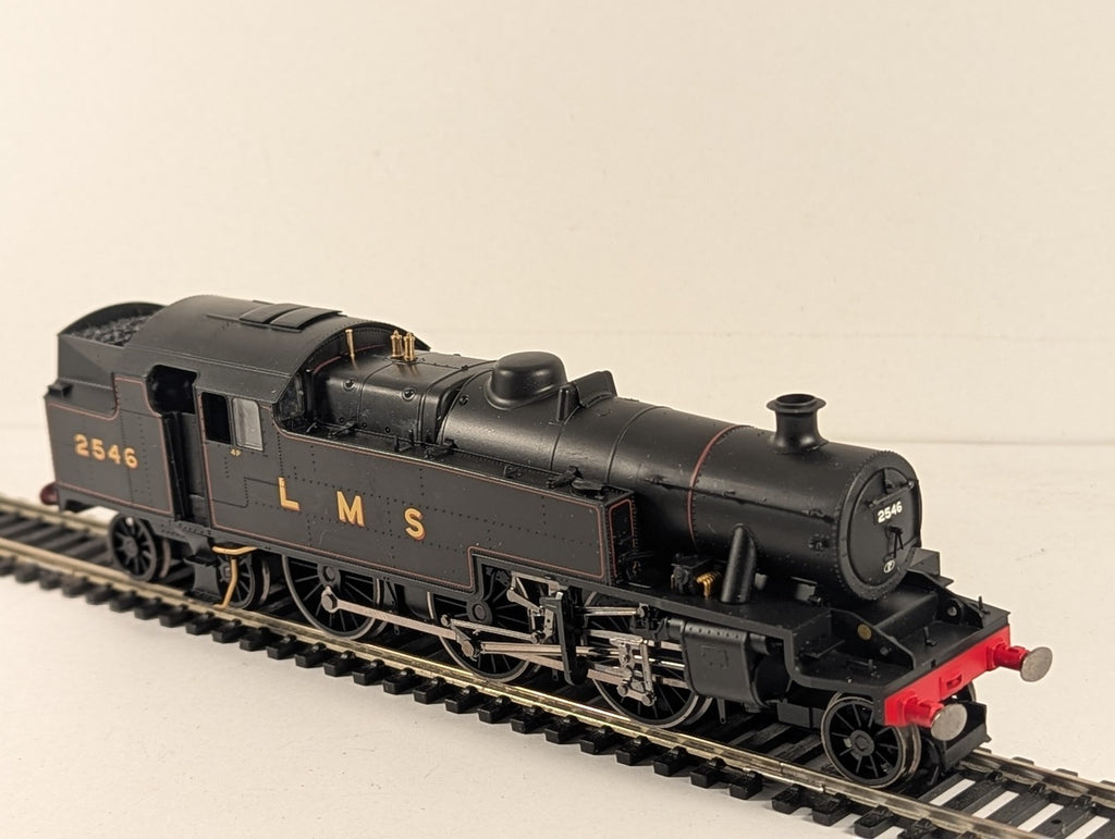 Hornby OO Gauge LMS Stanier 4MT 2-6-4T Class 4P Steam Locomotive 2546 LMS Black